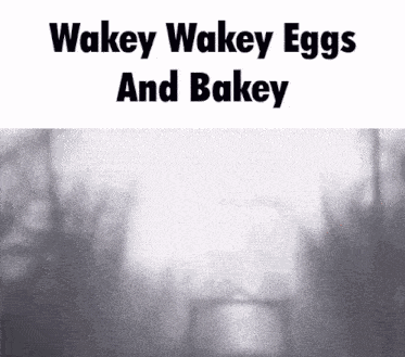 Wakey Wakey Eggs And Bakey Wake Up GIF - Wakey Wakey Eggs And Bakey Wakey Wakey Wake Up GIFs