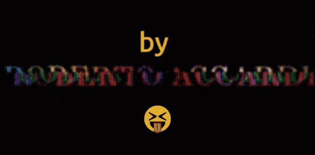 a roberto accardi logo with a smiley face on the bottom