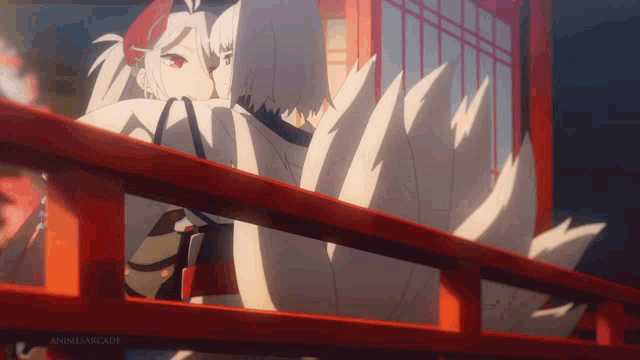a picture of a anime character with the words animesarcade on the bottom right