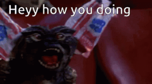 Heyy How You Doing GIF - Heyy How You Doing Gremlin GIFs