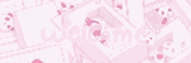 a pink background with the word welcome on it