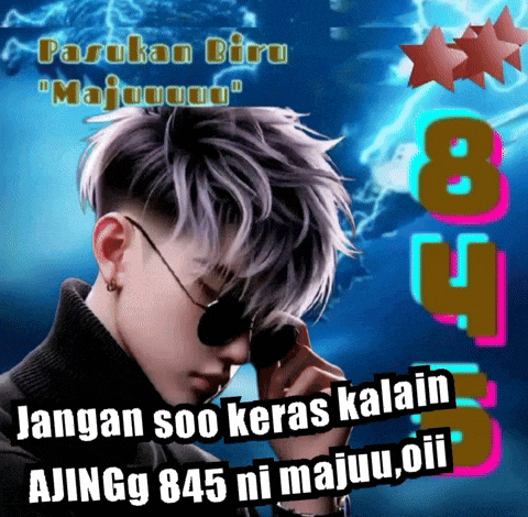 a man wearing sunglasses and a black turtleneck has the number 8 on the bottom left