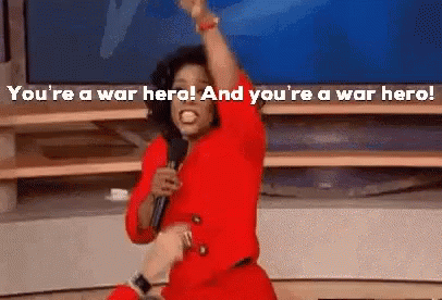 Oprah War Hero GIF - Oprah War Hero GIFs