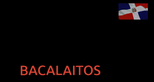 a video of bacalaitos is being played on a screen