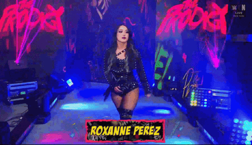 roxanne perez is a female wrestler in a ring