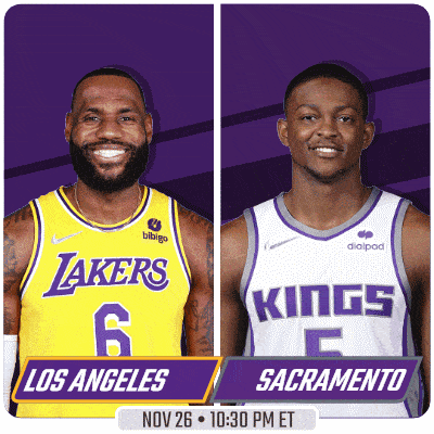 a poster for a basketball game between los angeles and kings