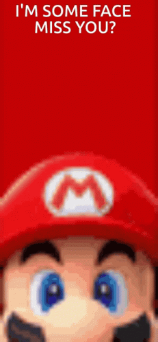 Woah Mario GIF - Woah Mario Miss You GIFs