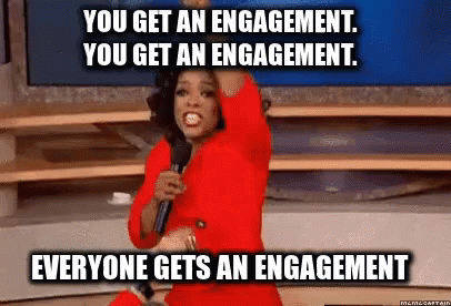 Everyone Gets An Engagement - Engaged GIF - Engaged Engagement Oprah GIFs