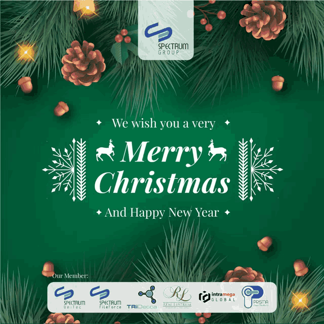 Spectrum Group Merry Christmas GIF - Spectrum Group Merry Christmas Happy New Year GIFs