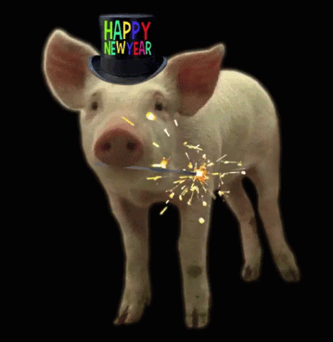Pig Dancing Happy New Year GIF - Pig Dancing Happy New Year Chuc Mung Nam Moi GIFs