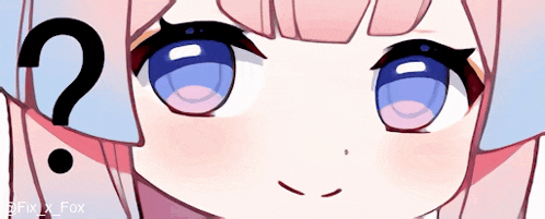 a drawing of a girl with a question mark on her face