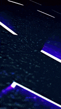 a purple and blue background with the name akaiyne on the bottom