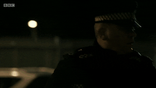 a blurry picture of a car with bbc written on the bottom left
