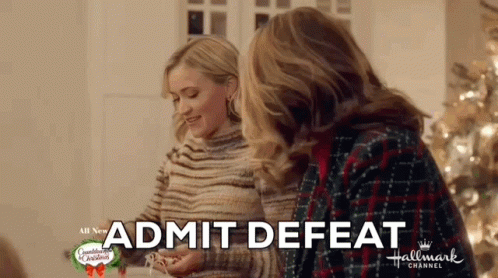 A Very Merry Bridesmaid Emily Osment GIF - A Very Merry Bridesmaid Emily Osment Admit Defeat GIFs