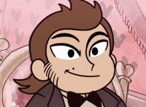 a cartoon drawing of a man in a tuxedo and bow tie