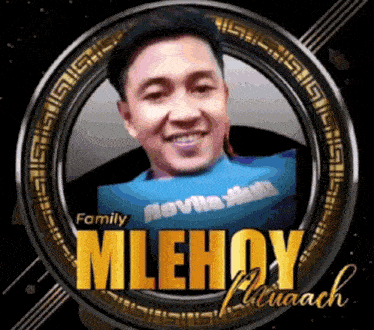 a picture of a man with the name milehoy written on it