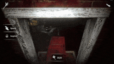 a screenshot of a video game with the number 25/25 on the bottom right