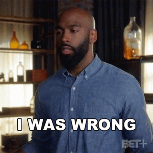 I Was Wrong Bill Frazier GIF - I Was Wrong Bill Frazier Bruh GIFs