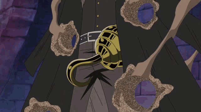a man with a skull in his eye is smoking a cigar and smiling