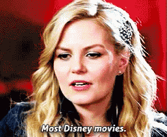 a woman is talking about the most disney movies ..