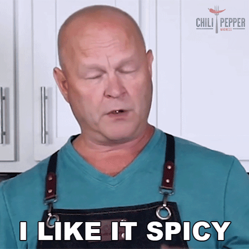 I Like It Spicy Michael Hultquist GIF - I Like It Spicy Michael Hultquist Chili Pepper Madness GIFs