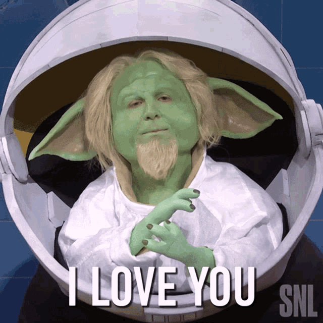I Love You Baby Yoda GIF - I Love You Baby Yoda Kyle Mooney GIFs