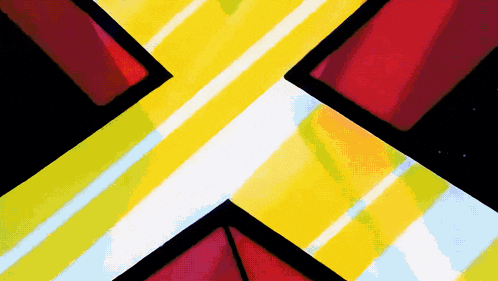 a colorful background with red yellow and blue squares on it