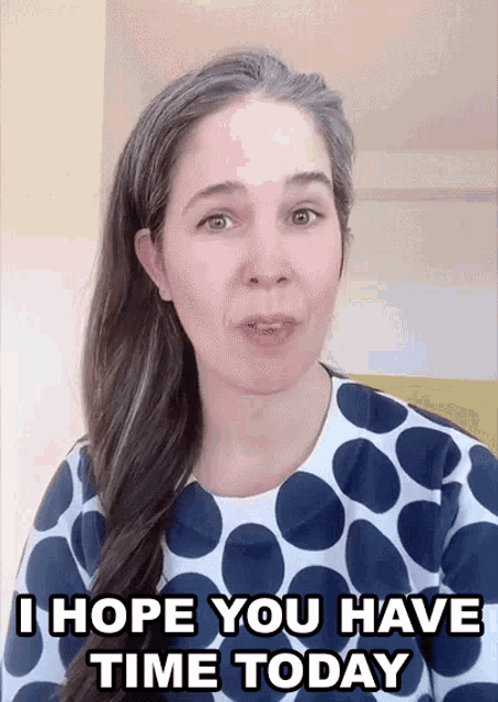 I Hope You Have Time Today To Let Your Hair Down Rachel Smith GIF - I Hope You Have Time Today To Let Your Hair Down Rachel Smith Rachels English GIFs