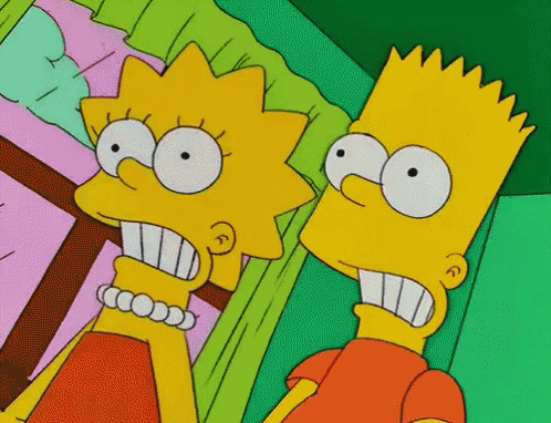 Surprise Simpsons! GIF - The Simpsons Lisa Simpson Bart Simpson GIFs