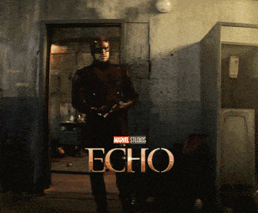 a poster for marvel studios echo shows daredevil