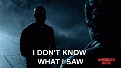 I Dont Know What I Saw Shadow Moon GIF - I Dont Know What I Saw Shadow Moon American Gods GIFs