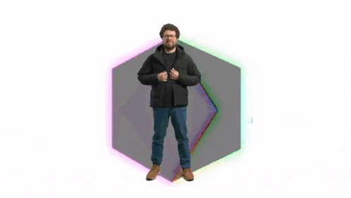 a glitch image of a person with the word szkrab above them