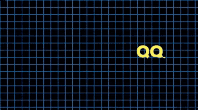 a graph with a green arrow pointing up and the letters qq below it