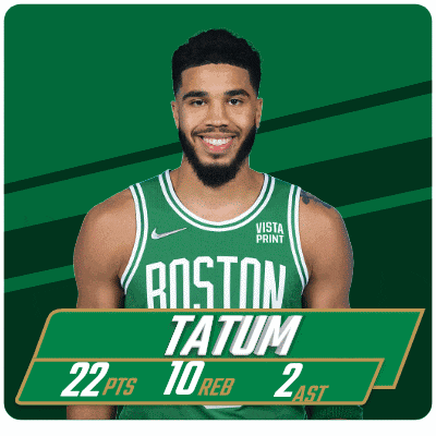 a picture of a boston tatum basketball player