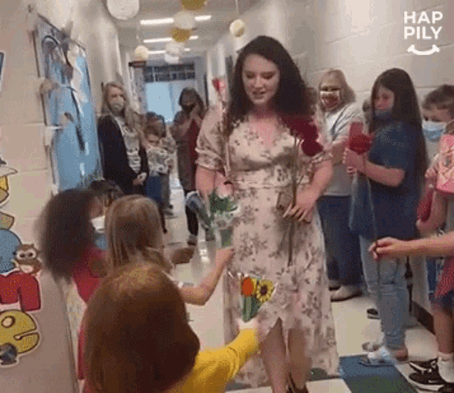 Flower Happily GIF - Flower Happily Kid GIFs