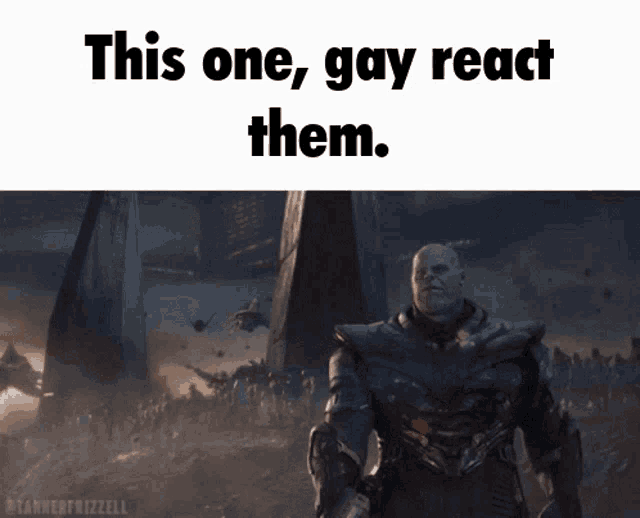 a picture of thanos from the movie avengers endgame