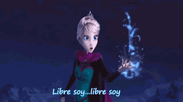 Libre Soy Canción Frozen GIF - Frozen Elsa Libre Soy GIFs