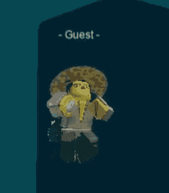 a lego character wearing a straw hat is standing next to a wall .
