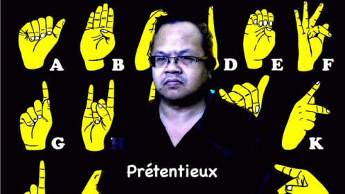 Pretentieux Lsf Usm67 GIF - Pretentieux Lsf Usm67 Sign Language GIFs
