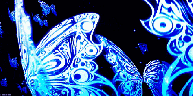 a computer screen displays a blue and white graphic with the time of 1:51