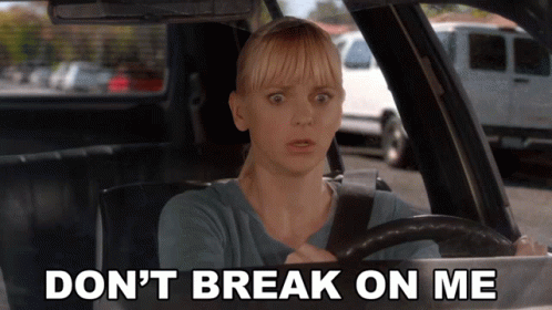 Dont Break On Me Im Begging You Christy Plunkett GIF - Dont Break On Me Im Begging You Christy Plunkett Anna Faris GIFs