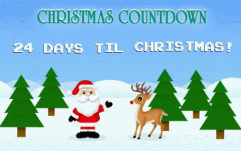 Countdown Christmas Is Coming GIF