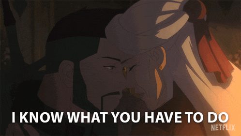 a cartoon of two men kissing with the words i know what you have to do netflix