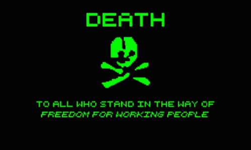 Nestor Makhno Black Army GIF - Nestor Makhno Black Army Death To All Who Stand In The Way Of Freedom For The Working People GIFs