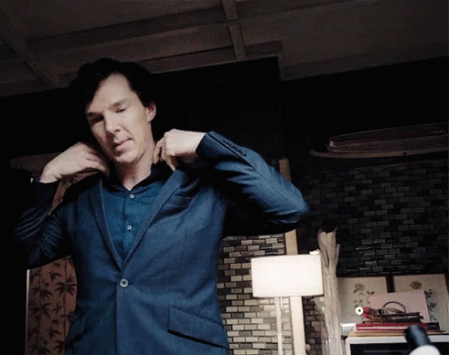 Dress Up Benedict Cumberbatch GIF - Dress Up Benedict Cumberbatch Sherlock GIFs