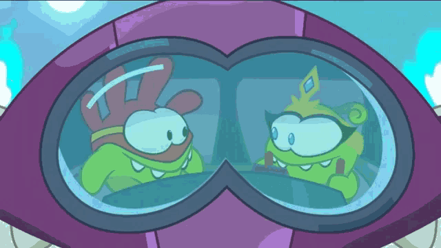 a cartoon character with a crown on his head is driving a vehicle