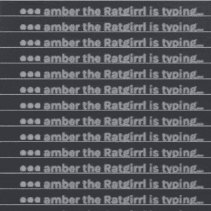 the word amber that is on a black background