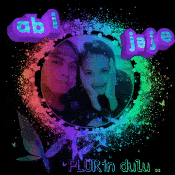 a picture of a man and a woman with the words " abi jeje " written above them