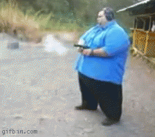 Fat Gun GIF - Fat Gun Meme GIFs
