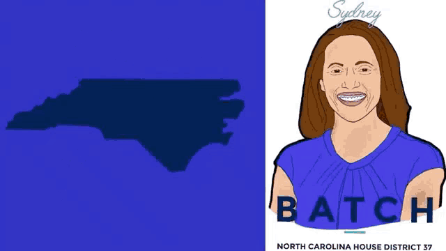 a blue poster that says vote for sydney batch